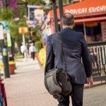 Businessman, Walking at Lunch, Arlington County