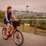 Capital Bikeshare Rider near Boeing, Long Bridge