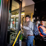 Jonathan Boarding ART Bus